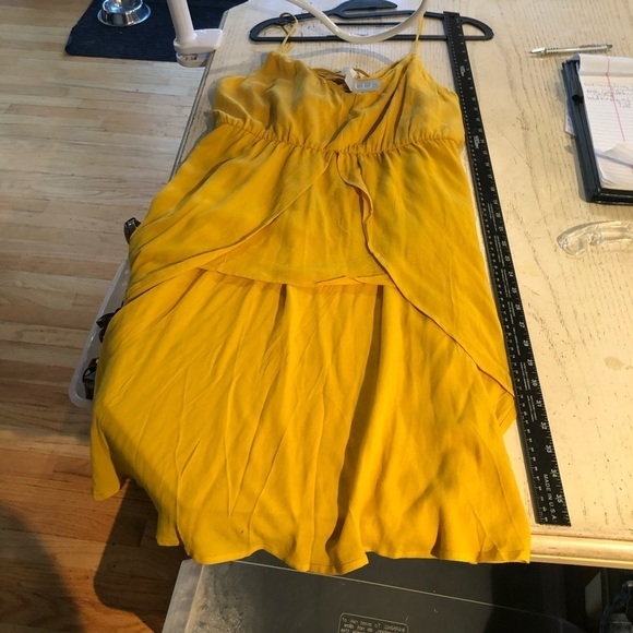 Maurices size Large yellow High-Low adjustable camisole shade of dark marigold - Picture 10 of 13